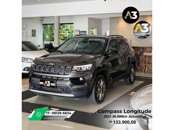JEEP COMPASS 1.3 T270 TURBO FLEX LONGITUDE AT6 JEEP COMPASS 1.3 T270 TURBO FLEX LONGITUDE AT6